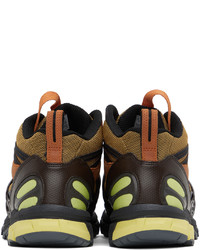 braune hohe Sneakers aus Wildleder von Asics