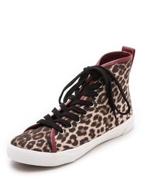 braune hohe Sneakers mit Leopardenmuster von Zimmermann
