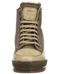braune hohe Sneakers von Candice Cooper