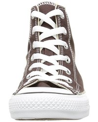 braune hohe Sneakers von Converse