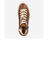braune hohe Sneakers von Paul Green