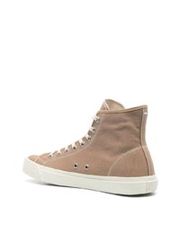 braune hohe Sneakers von Maison Margiela