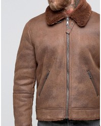 braune Jacke von Asos