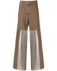 braune Jeans mit Flicken von Eckhaus Latta