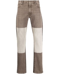 braune Jeans mit Flicken von Off-White