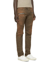 braune Jeans von Balmain