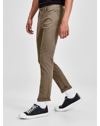 braune Jeans von Jack & Jones