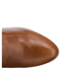 braune kniehohe Stiefel aus Leder von KMB