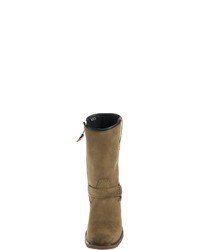 braune kniehohe Stiefel aus Leder von Kochmann Boots