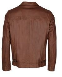braune Leder Bomberjacke von Mustang