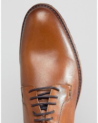 braune Leder Brogues von Dune