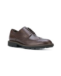 braune Leder Brogues von Tod's