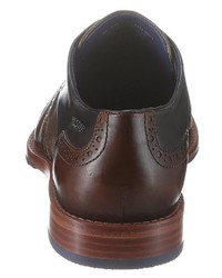 braune Leder Brogues von Daniel Hechter