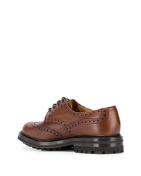 braune Leder Brogues von Church's