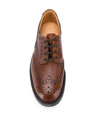 braune Leder Brogues von Church's