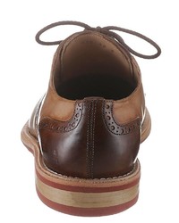 braune Leder Brogues von Melvin&Hamilton