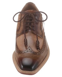 braune Leder Brogues von Melvin&Hamilton