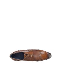 braune Leder Brogues von Melvin&Hamilton