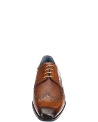 braune Leder Brogues von Melvin&Hamilton