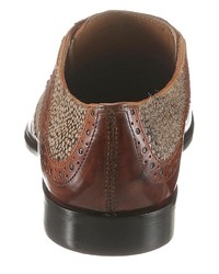 braune Leder Brogues von Melvin&Hamilton