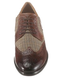 braune Leder Brogues von Melvin&Hamilton