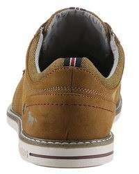 braune Leder Brogues von Mustang Shoes