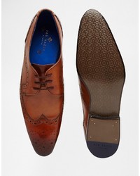 braune Leder Brogues von Ted Baker