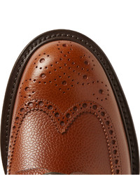 braune Leder Brogues