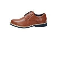 braune Leder Brogues von Sioux