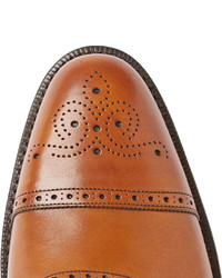 braune Leder Brogues von Church's