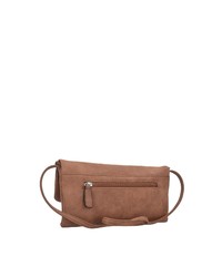 braune Leder Clutch von Gerry Weber