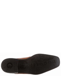 braune Leder Derby Schuhe von Bugatti