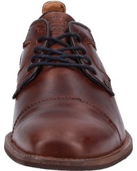 braune Leder Derby Schuhe von Bullboxer