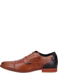 braune Leder Derby Schuhe von Bullboxer