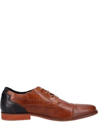 braune Leder Derby Schuhe von Bullboxer