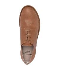 braune Leder Derby Schuhe von Officine Creative