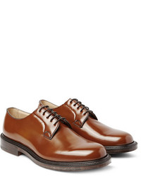 braune Leder Derby Schuhe von Church's