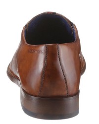 braune Leder Derby Schuhe von Daniel Hechter