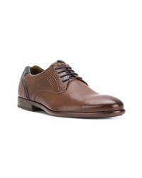 braune Leder Derby Schuhe von Lloyd