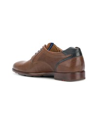 braune Leder Derby Schuhe von Lloyd