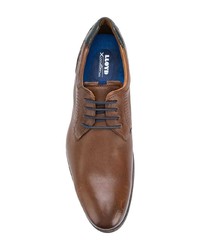 braune Leder Derby Schuhe von Lloyd