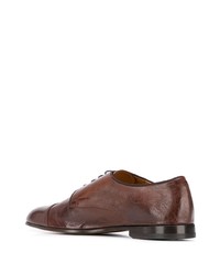 braune Leder Derby Schuhe von Doucal's
