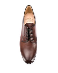 braune Leder Derby Schuhe von Church's