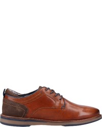 braune Leder Derby Schuhe von Dockers by Gerli