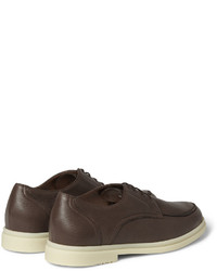 braune Leder Derby Schuhe von Loro Piana