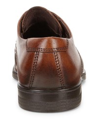 braune Leder Derby Schuhe von Ecco