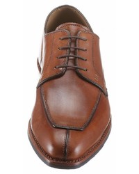 braune Leder Derby Schuhe von GORDON & BROS