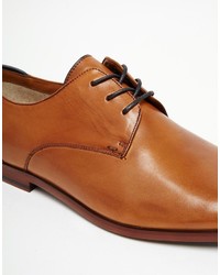 braune Leder Derby Schuhe von Aldo