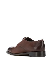 braune Leder Derby Schuhe von Doucal's