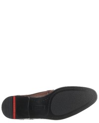 braune Leder Derby Schuhe von Lloyd